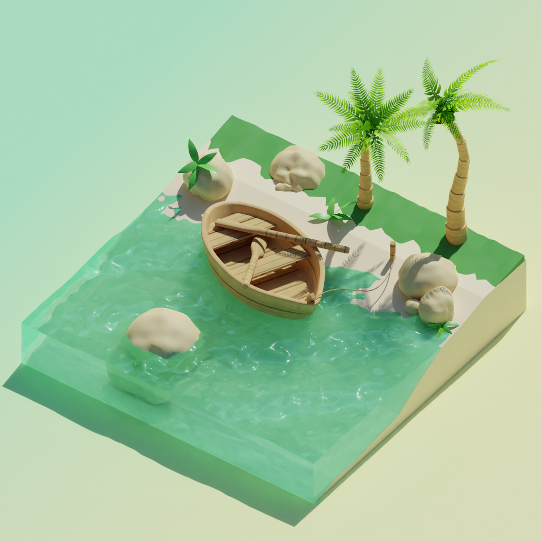 Tropical scene  preview image 1